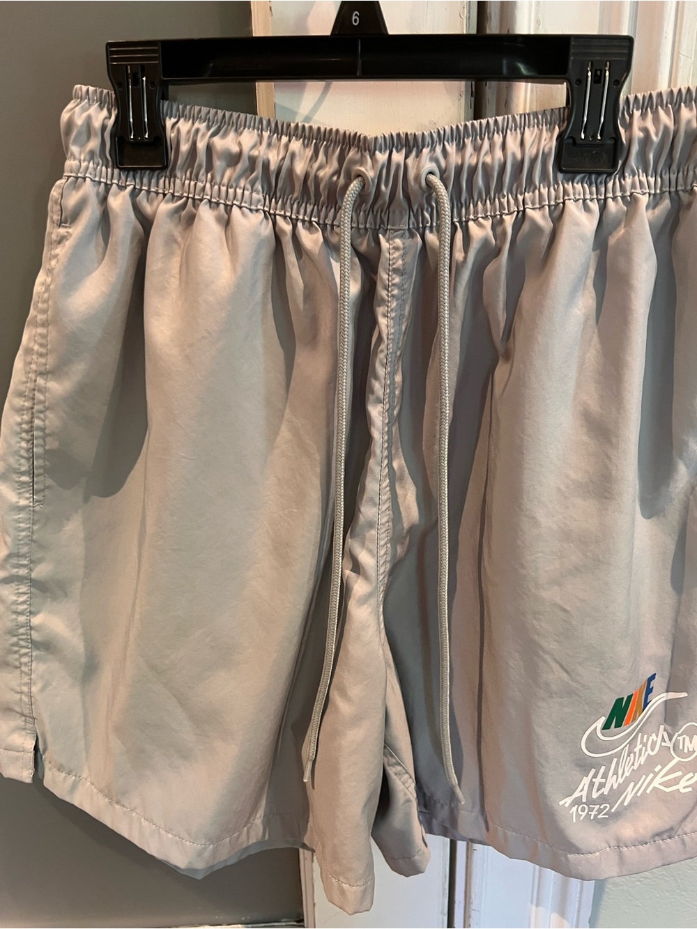 Nike Men’s Taupe Athletic Shorts with Drawstring